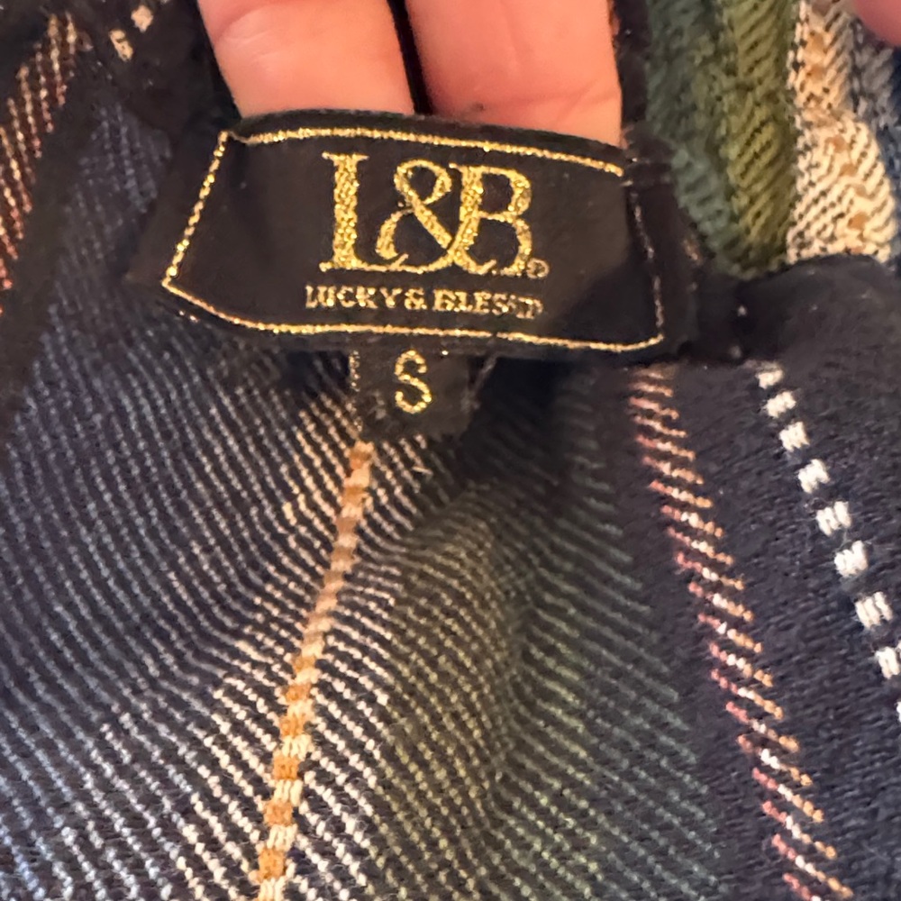 L&B Multicolor Plaid Top